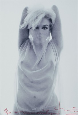 Bert Stern, 1929 - 2013, Marilyn Arabian, Iris-Print, Aufnahme von 1962, handsigniert, num. 41/72, zusätzlich mit Echtheitszertifikat, Blattgr. 48 x ...