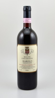 3 Flaschen 1987 Rocche Costamagna Barolo, Rocche Di La Morra, ca. 75 cl, 13,5 % Vol., Füllstände: ca. top shoulder, sehr gute Erhaltungszustände, ...