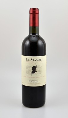 12 Flaschen 1997 Le Stanze del Poliziano, Toscana, je ca. 75 cl, 13 % Vol., Füllstände: je ca. into neck, gute Erhaltungszustände, unverkostet, ...