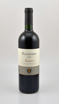 12 Flaschen 1996 Poliziano Asinone Vino Nobile di Montepulciano, je ca. 75 cl, 13 % Vol., Füllstände: je ca. into neck, gute Erhaltungszustände, ...