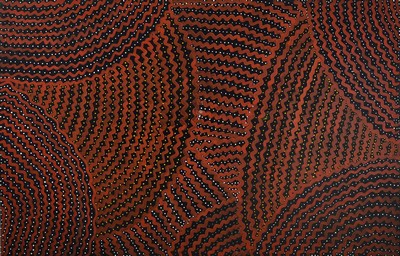 Angelina Pwerle Ngale, geb. 1950, ist die Sprecherin der Anmatyerre, begann 1988 mit ihrer künstlerischen Tätigkeit, verschiedene Ausstellungen in ...