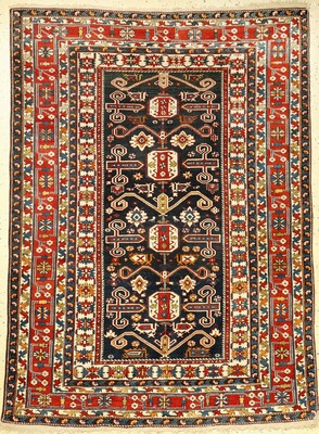 Perepedil antik, Kaukasus, Kuba-Gebiet, Ende 19.Jhd., Wolle auf Wolle, ca. 200 x 148 cm, EHZ: 2-3