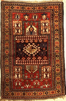 Karabagh alt, Kaukasus, um 1940, Wolle auf Wolle, ca. 194 x 128 cm, EHZ: 2