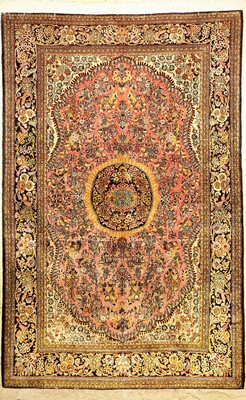 Seiden Ghom alt, Persien, ca. 40 Jahre, reine Naturseide, ca. 215 x 140 cm, EHZ: 2