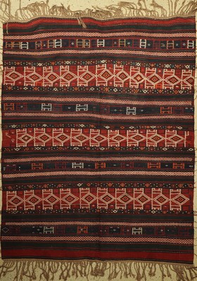 Cicim, Anatolien, um 1940, Wolle auf Wolle,ca. 220 x 175 cm, EHZ: 2-3