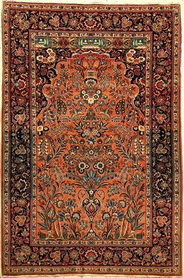 Keshan Kork, Persien, um 1940, Korkwolle, ca. 200 x 135 cm, EHZ: 3