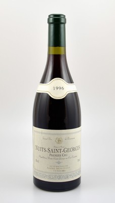5 Flaschen 1996 Nuits-Saint-Georges, Premier Cru, je ca. 75 cl, 13 % Vol., Abstände zwischen Kapsel und Wein: je ca. 1-2,5 cm, gute ...
