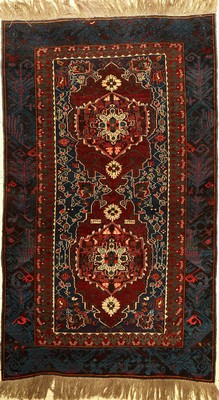 Eriwan alt, Kaukasus, Datiert 1359., Wolle auf Wolle, ca. 193 x 116 cm, EHZ: 2-3