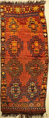 Kirgiz alt, Kirgizistan, um 1930, Wolle aufWolle, ca. 266 x 115 cm, EHZ: 2-3