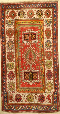 Kasak antik, Kaukasus, um 1890/1900, Wolle auf Wolle, ca. 237 x 126 cm, EHZ: 3