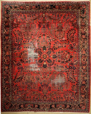 Lilan alt, Persien, um 1940, Wolle auf Baumwolle, ca. 414 x 333 cm, EHZ: 4-5