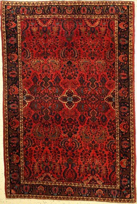 Sarogh antik (Us Re-Import), Persien, Ende 19.Jhd.,, Wolle auf Baumwolle, ca. 191 x 131 cm, EHZ: 3