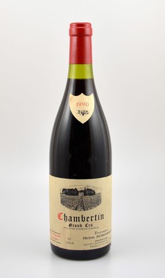 2 Flasche 1990 Chambertin Grand Cru, Domaine Henri Rebourseau, je ca. 75 cl, 13,5 % Vol., Abstände zwischen Kapsel und Wein: ca. 1 bis 1,5 cm, guter ...