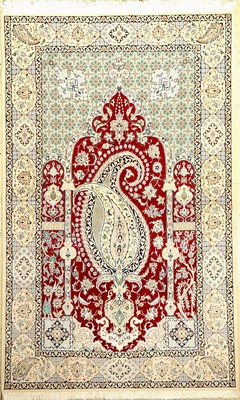 Nain fein (6 LA), Persien, ca. 15 Jahre, Korkwolle mit Seide, ca. 220 x 137 cm, hochwertige Qualität, EHZ: 1-2 (fachkundig gereinigt). Dekoratives ...