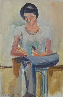 Carla Brill, 1906 - 1994, Studium an der Städelschen Kunstschule, Meisterschülerin von Max Beckmann, Rompreis der Preußischen Akademie, hier: ...