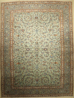 Keschan, Persien, ca. 40 Jahre, Wolle auf Baumwolle, ca. 413 x 312 cm, EHZ: 2