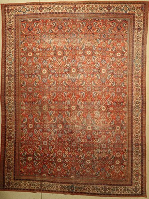 Mahal antik, Persien, 19.Jhd., Wolle auf Baumwolle, ca. 412 x 309 cm, EHZ: 4-5