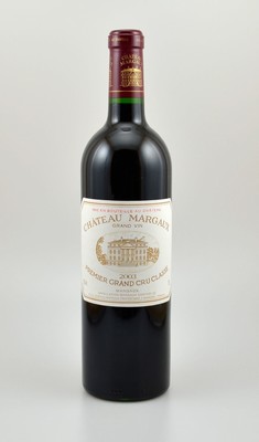 1 Flasche 2003 Chateau Margaux, Margaux, Premier Grand Cru Classe, 75 cl, 13 % Vol., Füllstand: into neck, hervorragender Erhaltungszustand, ...