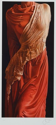 Willi Kissmer, geb. 1951, Farbsiebdruck, handsigniert und bez. e.a., ca. 54x24cm, PP, u.Gl., R. ca. 84x44cm, R,