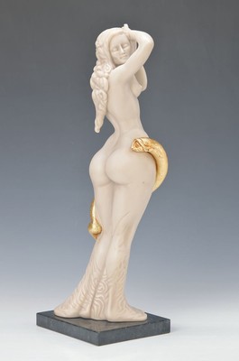 Ernst Fuchs, 1930 - 2015, Frau Loth, polymerer Kunstguss, signiert und num. 300/500, auf Granitsockel, H. 44 cm