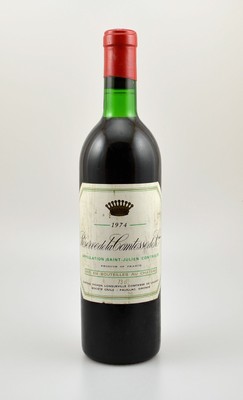 3 Flaschen 1974 Reserve de la Comtesse, Saint-Julien, je ca. 73 cl, Füllstände: je ca. upper mid shoulder bis top shoulder, Etiketten l. ...