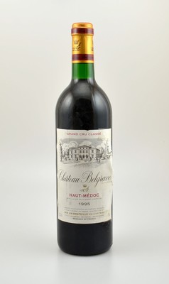 3 Flaschen 1995 Chateau Belgrave, Haut-Medoc, je ca. 75 cl, 12,5 % Vol., Füllstände: je ca. into neck, Etiketten z.T. besch., unverkostet, ...