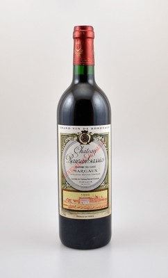 5 Flaschen 1999 Chateau Rauzan-Gassies, Margaux, je ca. 75 cl, 12,5 % Vol., Füllstände: je ca. into neck, gute Erhaltungszustände, unverkostet, ...
