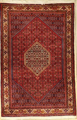 Bidjar Kork, Persien, ca. 50 Jahre, Korkwolle, ca. 205 x 137 cm, EHZ: 2