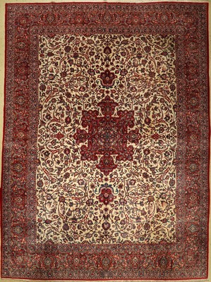 Keschan alt, Persien, um 1940, Korkwolle, ca. 417 x 305 cm, EHZ: 2-3