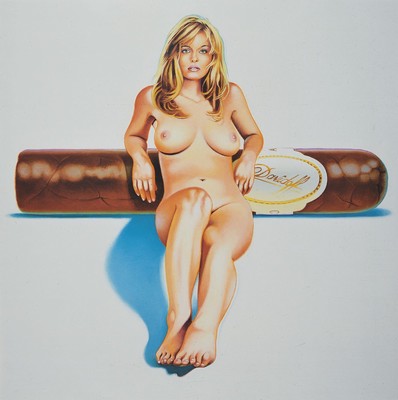 Mel Ramos, geb. 1935, Farboffset, Druck- Verlag: New York 2004, PP, Motiv ca. 50x48 cm,gesamt ca. 69x50 cm
