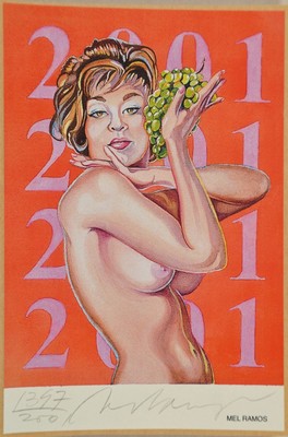 Mel Ramos, geb. 1935, I love Women, Buchband mit zahlreichen Abbildungen, hrsg. Thomas Lecy Hamburg, Kreber Verlag Bielefeld 2007, mit einem ...