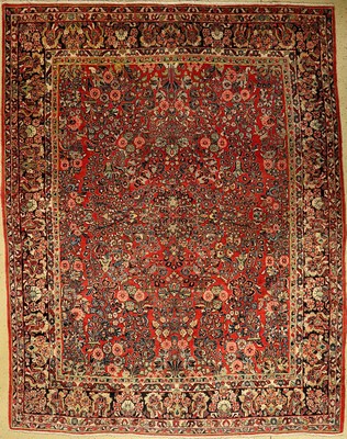 Sarogh, Persien, um 1940, Wolle auf Baumwolle, ca. 352 x 280 cm, EHZ: 2-3