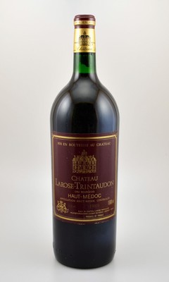 1 Magnumflasche 1989 Chateau Larose-Trintaudon, Haut-Medoc, ca. 150 cl, 12,5 % Vol., Füllstand: ca. into neck, unverkostet, Provenienz: Aus einer ...