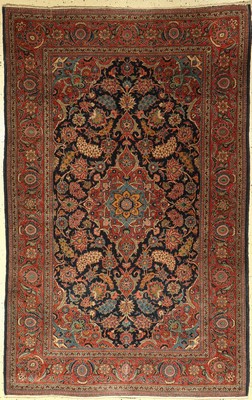 Keschan Kork alt, Persien, ca. 60 Jahre, Korkwolle, ca. 211 x 136 cm, EHZ: 3