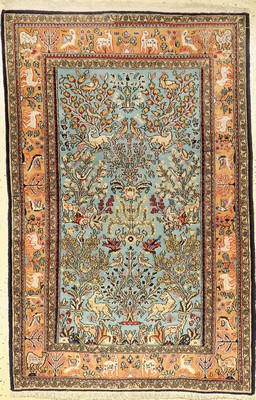 Ghom alt, Persien, ca. 40 Jahre, Wolle auf Baumwolle, ca. 162 x 105 cm, EHZ: 2