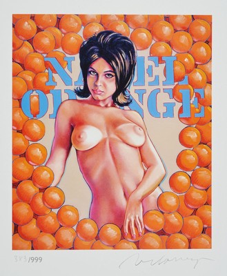 Mel Ramos, 1935-2018, Navel Orange, Farboffset, handsigniert und num. 383/999, ca. 28x22cm