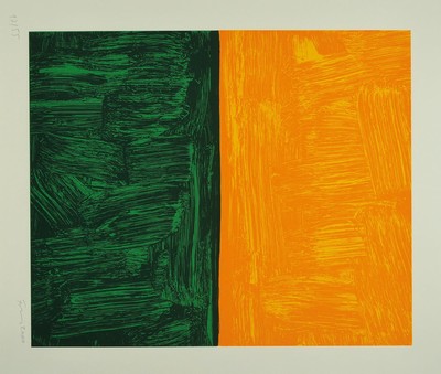 Günter Förg, 1952-2013, 6 Farbsiebdrucke der Pariser Serie, alle handsigniert und datiert 2000, alle num. 17/55, Blattgr. je ca. 70x60cm, u.Gl., R. ...
