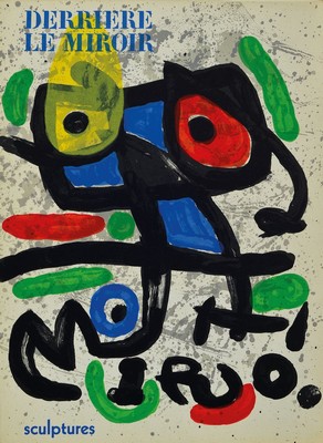 Joan Miro, 1893-1983, zwei Buchbände und Heft Derriere le Miroir Nr. 186 vom Juni 1970, Einband ist orig. Farblithographie, Buch Miro & Artigas ...