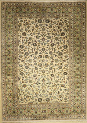 Keschan alt, Persien, ca. 40 Jahre, Wolle auf Baumwolle, ca. 352 x 260 cm, EHZ: 2-3
