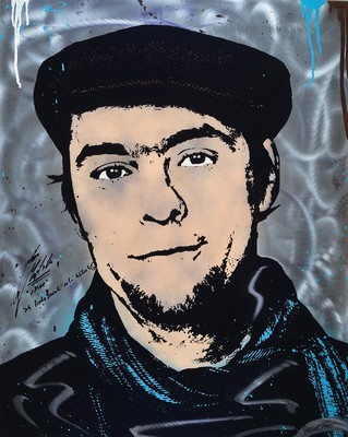 Michel Friess, geb. 1970 in Neustadt an der Weinstrasse, Schon in der Jugend fühlte er sich zur Street-Art hingezogen und konnte sichspäter vor ...