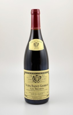 2 Flaschen 2010 Louis Jadot, Nuits-Saint-George Les Boudots, ca. 75 cl, 13,5 % Vol, Füllstände: ca. high fill, unverkostet, sehr gute ...
