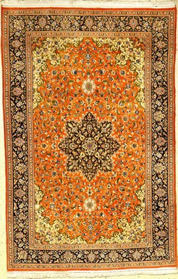 Ghom Kork, Persien, ca. 30 Jahre, Korkwolle, ca. 210 x 138 cm, EHZ: 2