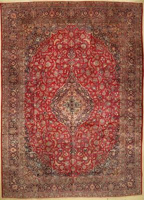Keschan Kork alt, Persien, ca. 60 Jahre, Korkwolle, ca. 438 x 315 cm, EHZ: 2-3