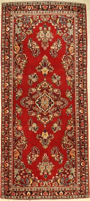 Sarogh, Persien, um 1960, Wolle auf Baumwolle, ca. 187 x 81 cm, 2-3