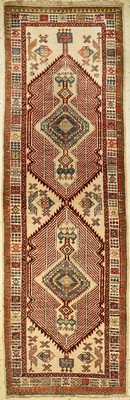Sarab "Galerie" alt, Persien, um 1940, Wolle auf Wolle, ca. 307 x 100 cm, EHZ: 3