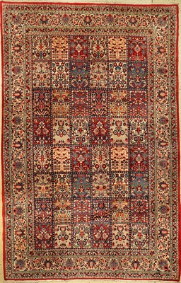 Sarogh alt (Gartenteppich), Persien, ca. 60Jahre, Korkwolle, ca. 330 x 212 cm, robuste Qualität, EHZ: 2