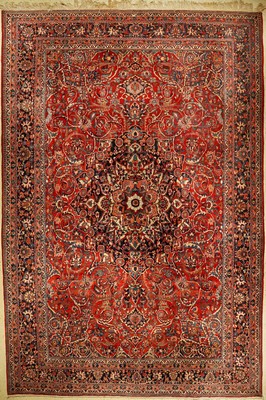 Großer Bachtiar alt, Persien, ca. 60 Jahre,Wolle auf Baumwolle, ca. 475 x 320 cm, dekorativ, EHZ: 2-3, seltenes Format