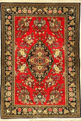 Ghom, Persien, ca. 30 Jahre, Wolle auf Baumwolle, ca. 152 x 106 cm, EHZ: 2