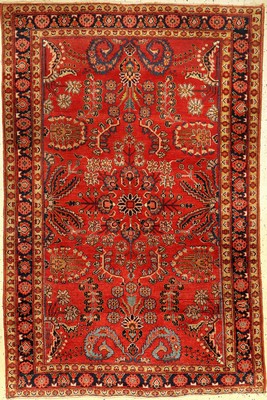 US Sarogh alt, Persien, um 1930, Wolle auf Baumwolle, ca. 205 x 134 cm, EHZ: 3