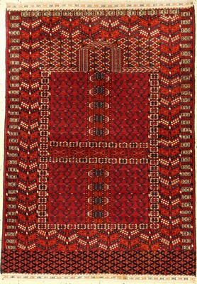 Feiner Buchara "Engsi" alt, Russland, ca. 40Jahre, Wolle auf Wolle, ca. 143 x 103 cm, feine Qualität, EHZ: 2